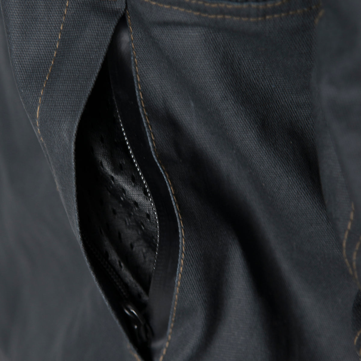 ByCity Mens Belfast Black Waxed Cotton Jacket