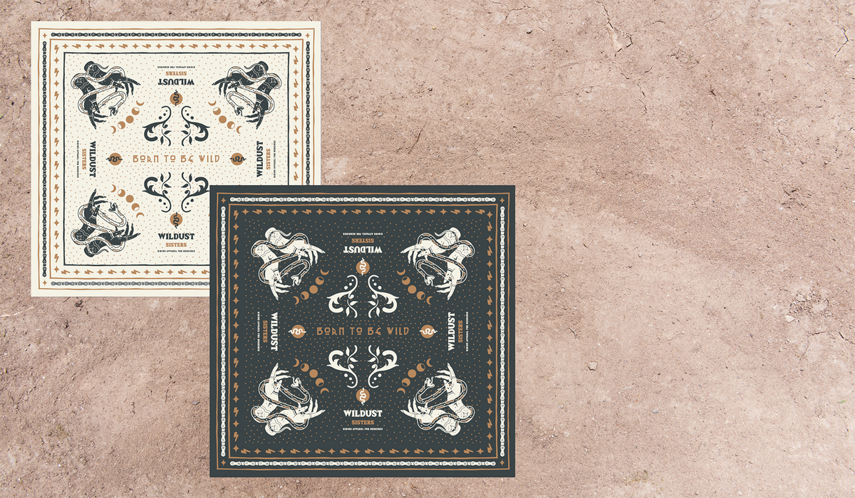 Wildust Sisters Born Wild Bandana Tube Scarf - Salt Flats Clothing