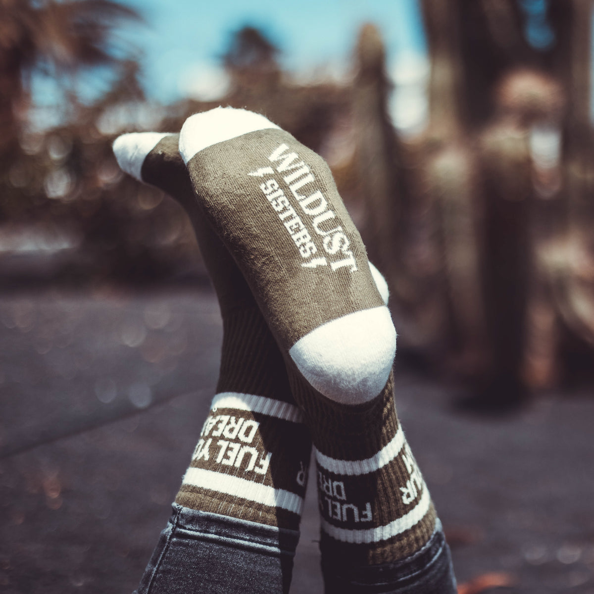 Wildust Sisters Fuel your Dream Ladies Socks - Salt Flats Clothing