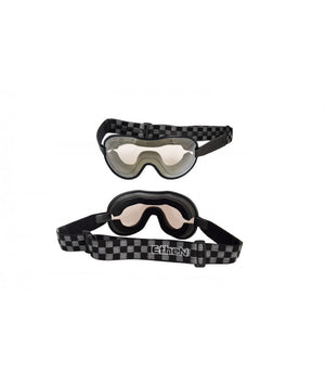 Ethen Cafe Racer Goggles - Black Grey Checker
