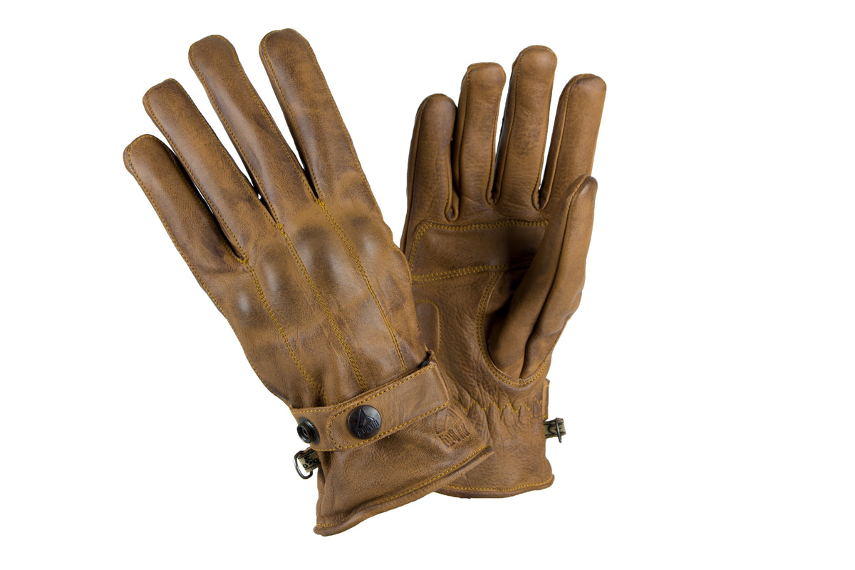 By City Mens Elegant Tan Gloves - Salt Flats Clothing
