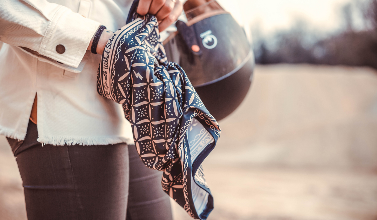 Wildust Sisters Epic Black Bandana Tube Neck Warmer - Salt Flats Clothing