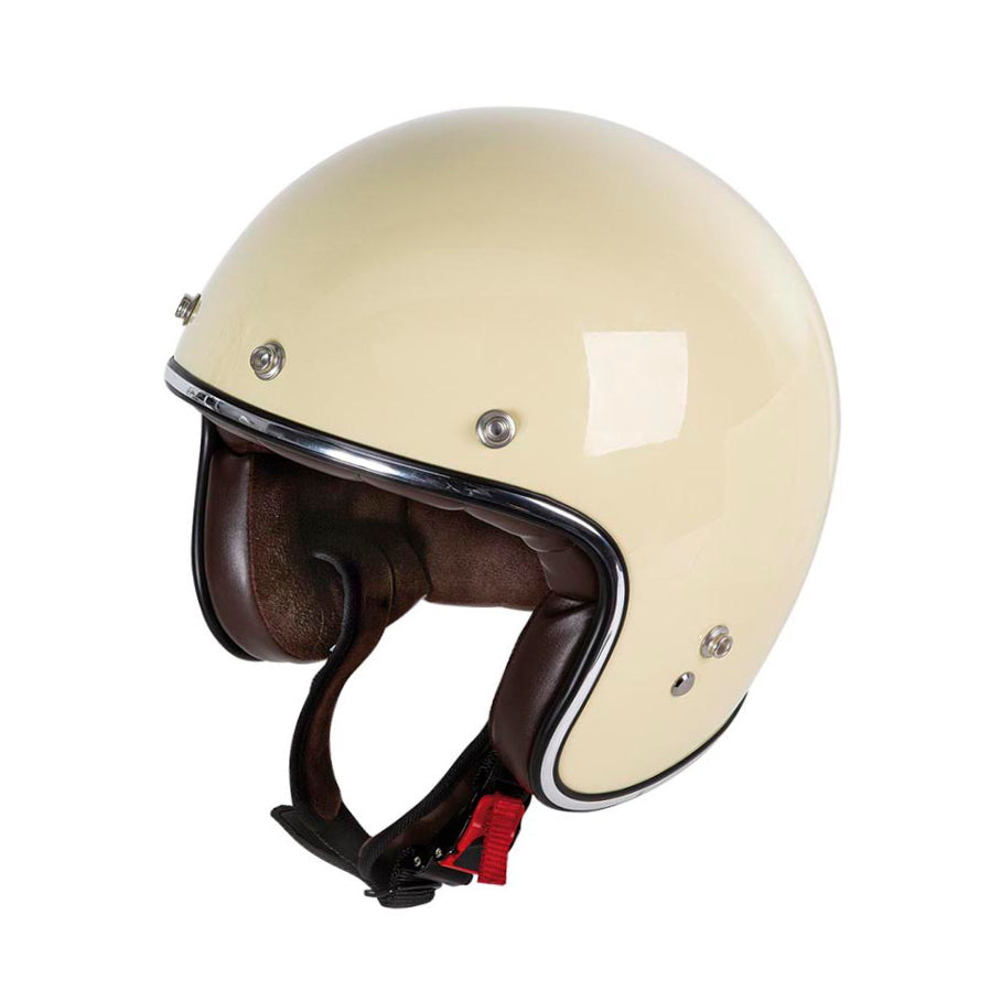 open face helmet with goggles Garibaldi - Gari G02X Open Face Vintage Helmet - Ivory