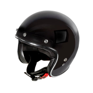 Garibaldi - Gari G02X Open Face Vintage Helmet - Gloss Black