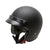Garibaldi G02X Open Face Vintage Helmet - Matte Black