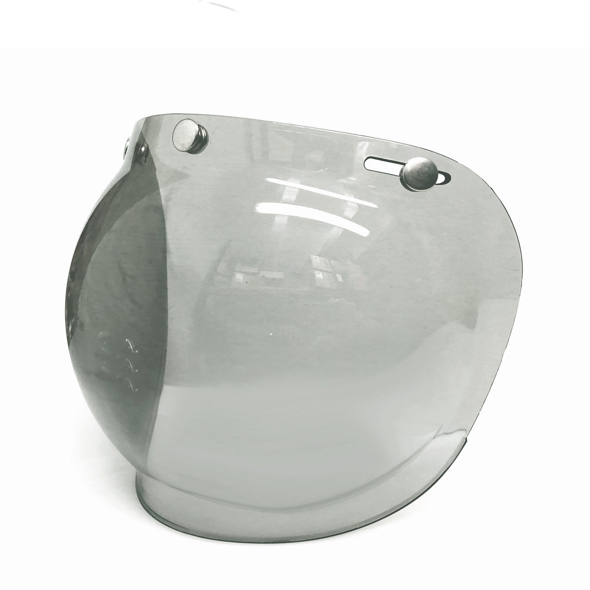 Garibaldi Gari Light Smoked Bubble Visor for Open face Helmets - Salt Flats Clothing