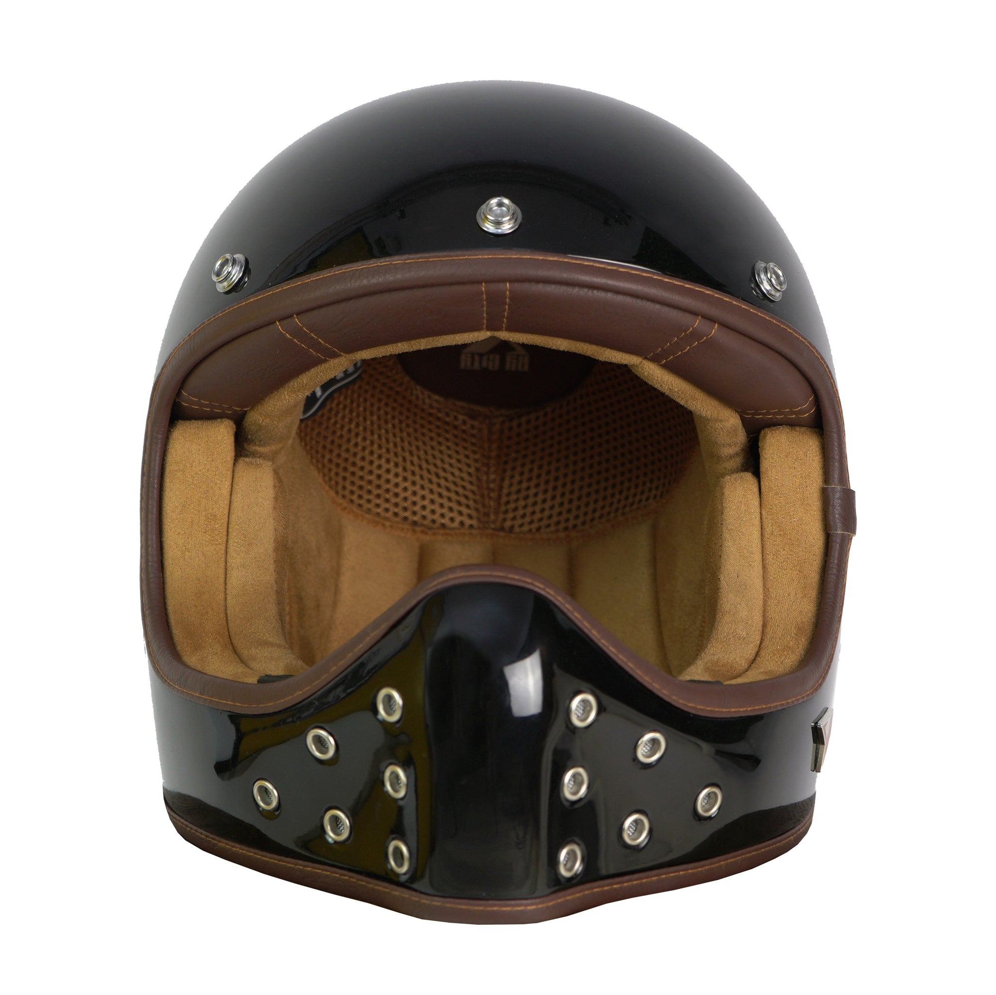 ByCity The Rock Full Face Helmet - Gloss Black R22.06 - Salt Flats