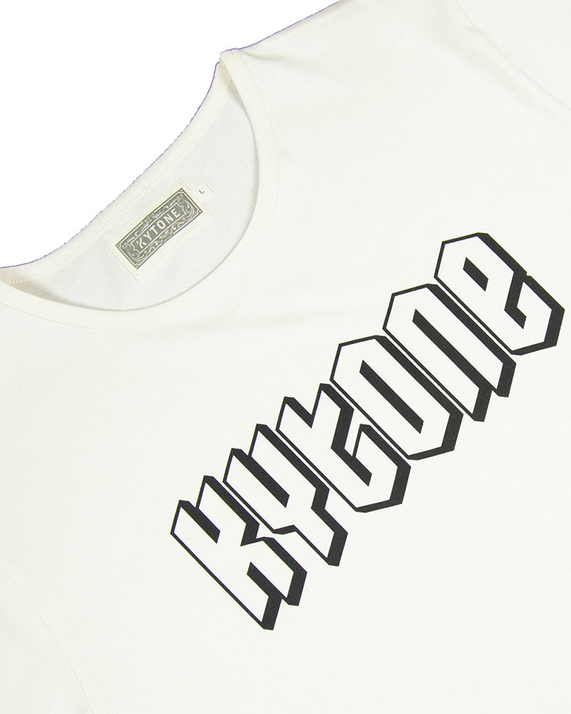 Kytone Metal White T'Shirt - Salt Flats Clothing