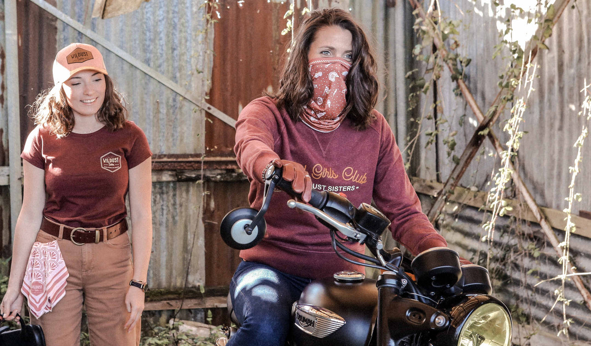 Wildust Sisters Red Chilli Bandana Tube Neck Warmer - Salt Flats Clothing