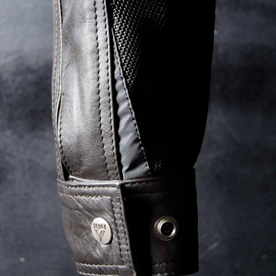 By City - By City Men's Sahara Venty II Mesh Leather Jacket Brown - Men's Jackets - Salt Flats Clothing