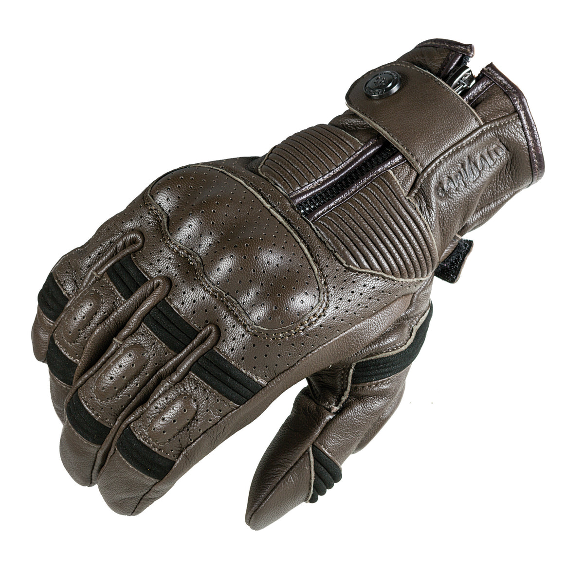Garibaldi Smoke Winter Vintage Style Men's Gloves - Brown - Salt Flats Clothing