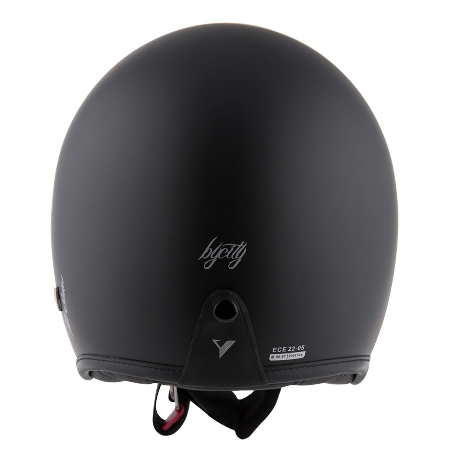 ByCity Two Strokes Open Face Helmet - Full Black - Salt Flats Clothing