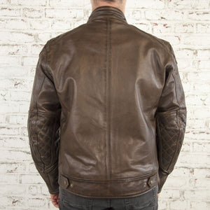 Age of Glory - Age of Glory Rogue Brown Leather Jacket - Men's Jackets - Salt Flats Clothing