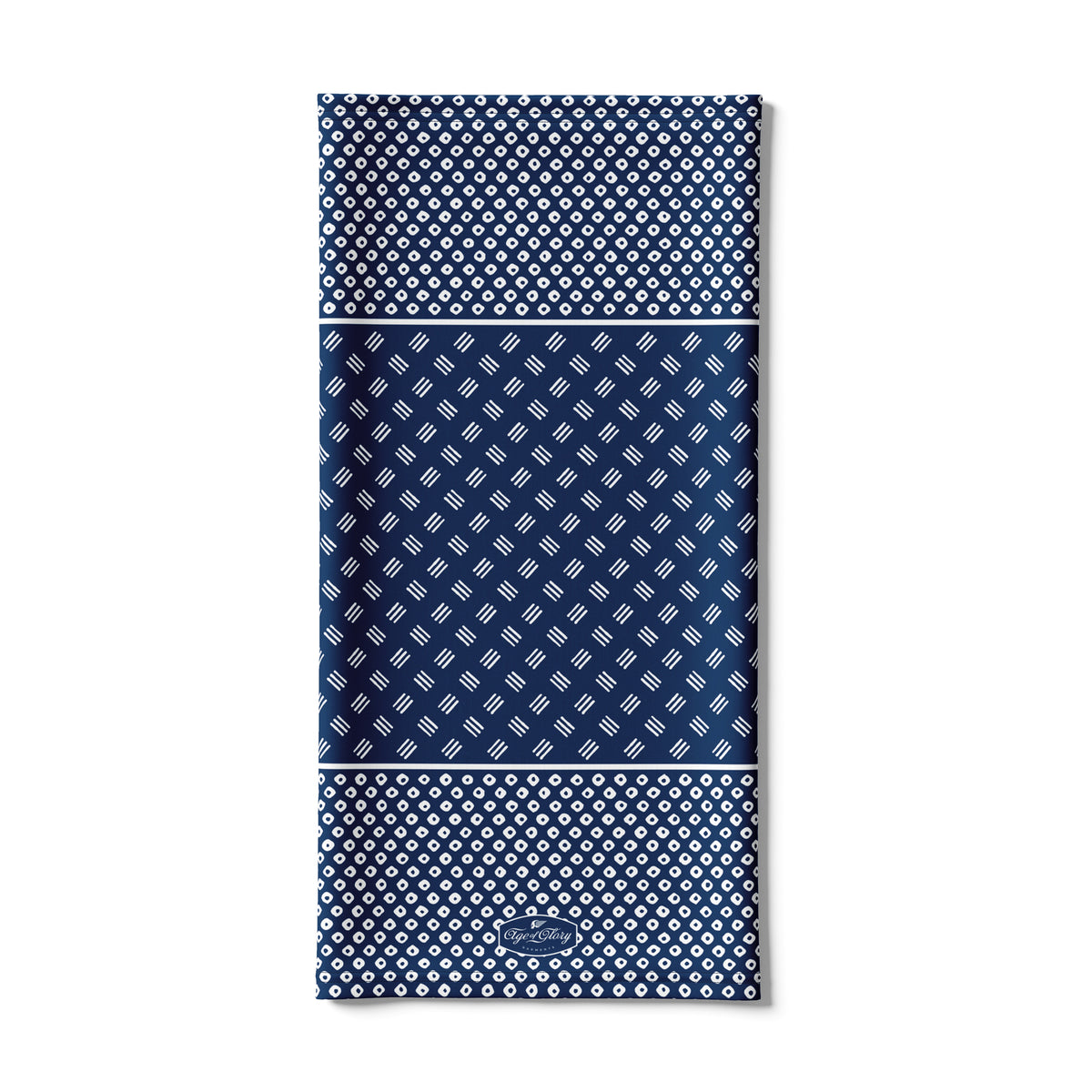 Age of Glory Kanoko Indigo White Bandana Tube