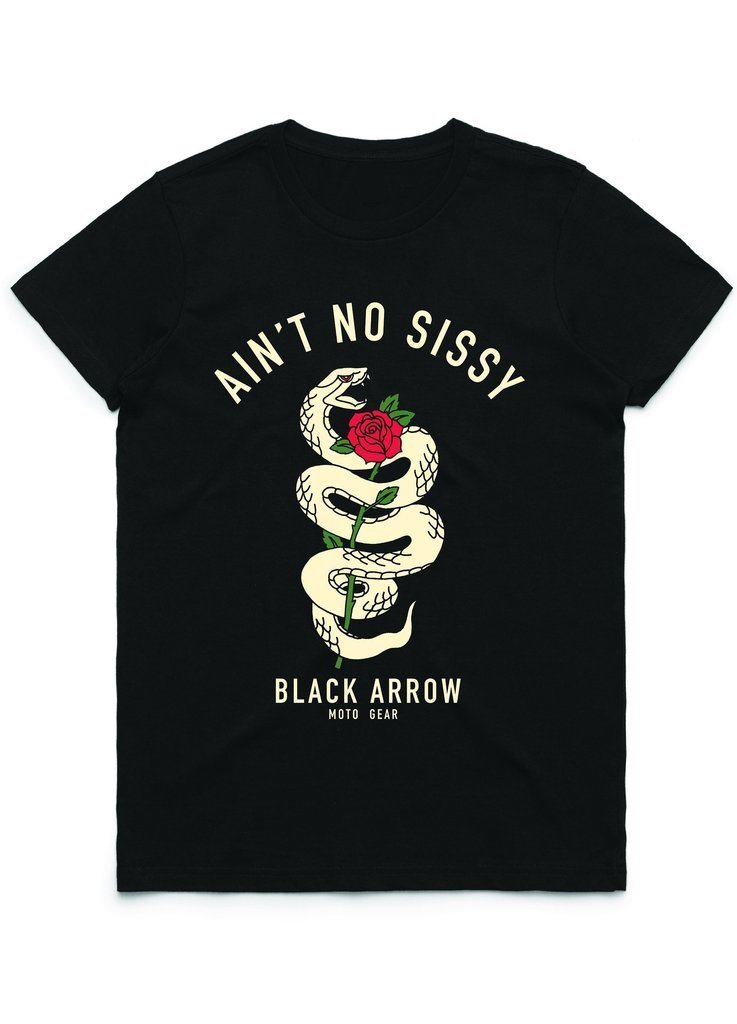 Black Arrow - Black Arrow Ladies Ain't Not Sissy T'Shirt - T-Shirts - Salt Flats Clothing