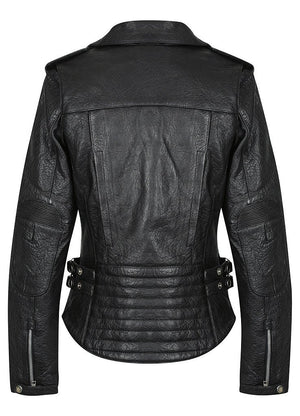Black Arrow - Black Arrow Ladies Gypsy Perfecto Leather Jacket - Ladies Jackets - Salt Flats Clothing