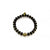 Black Pearl Creations Black Onyx Pearl and Brass Bracelet