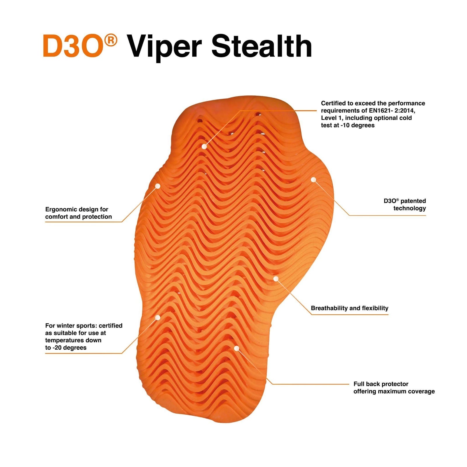 D3O - D3O Armour Kit for Resurgence Gear Denim Jacket and Riding Shirts - Armour - Salt Flats Clothing