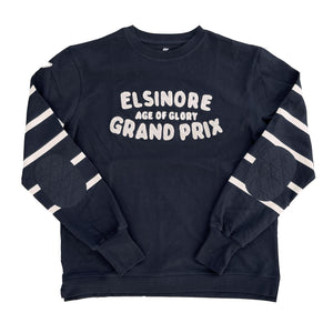 Age of Glory Elsinore Grand Prix long sleeve sweater in Black