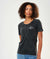 Eudoxie - Eudoxie Bonnie Black T'Shirt - T-Shirts - Salt Flats Clothing