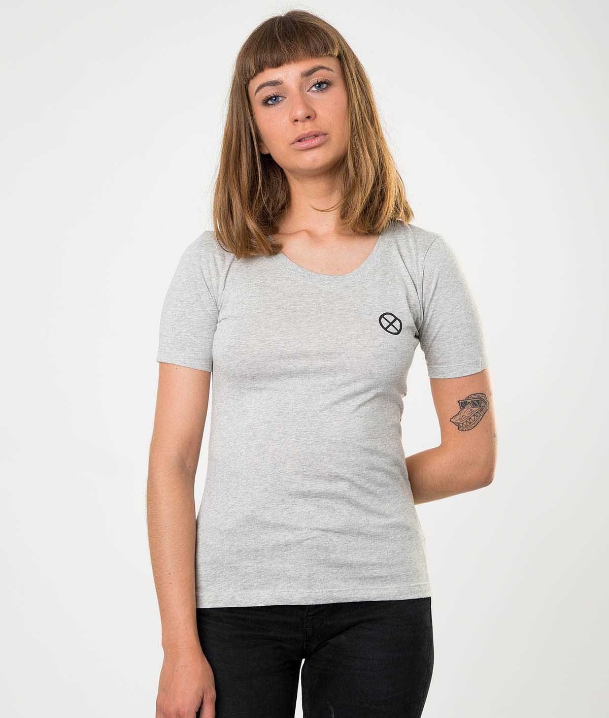 Eudoxie - Eudoxie Bonnie Grey T'Shirt - T-Shirts - Salt Flats Clothing