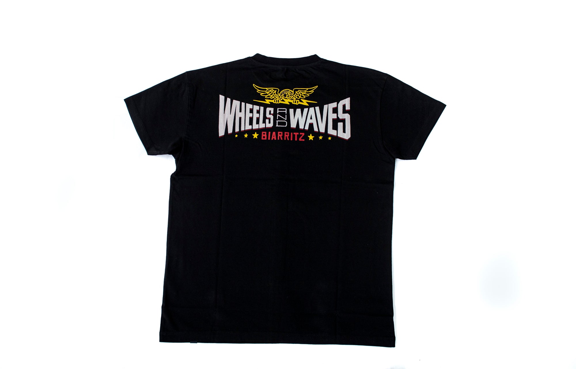 Wheels and Waves Firebird T'Shirt in Black