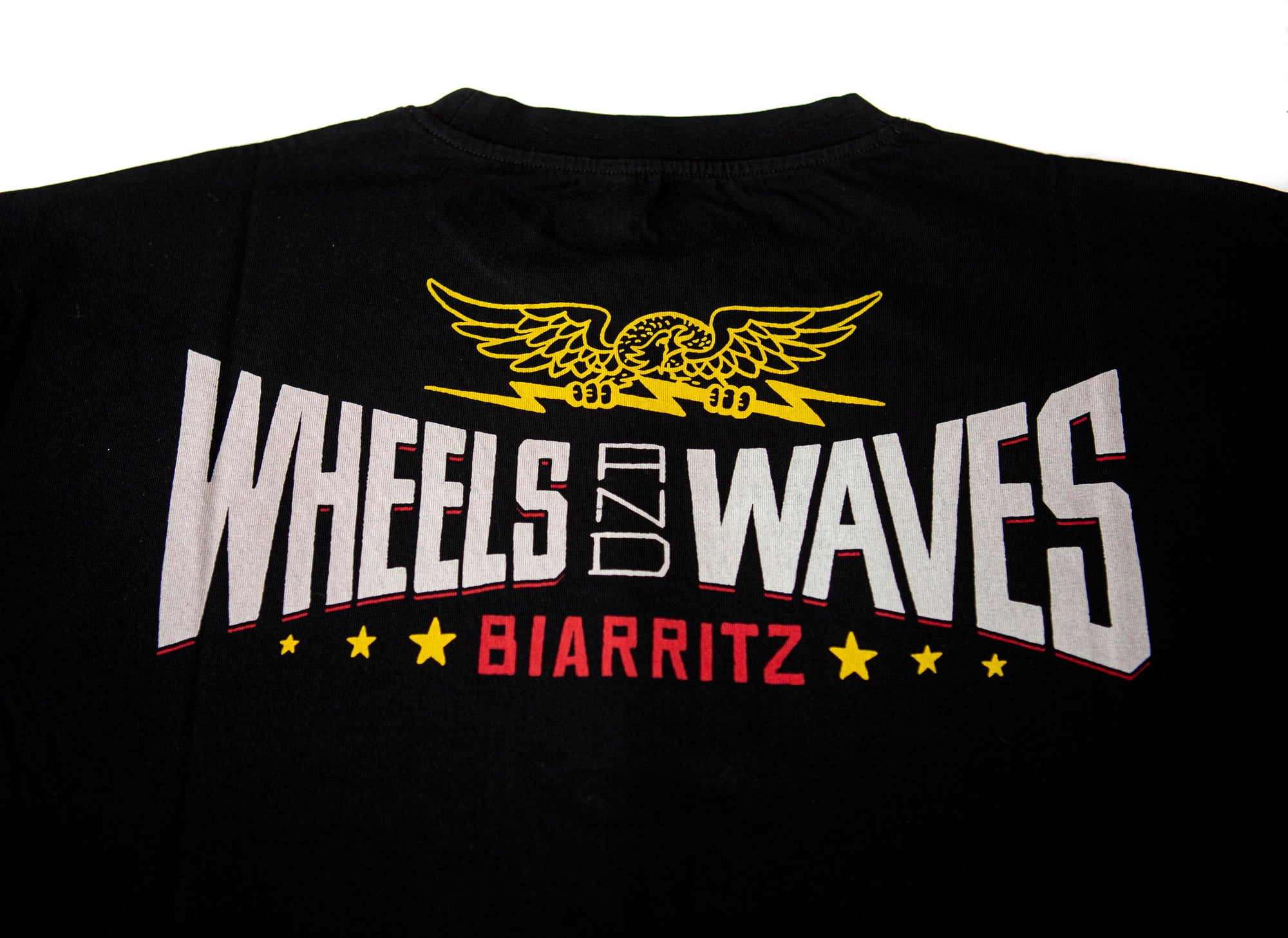 Wheels and Waves Firebird T'Shirt in Black