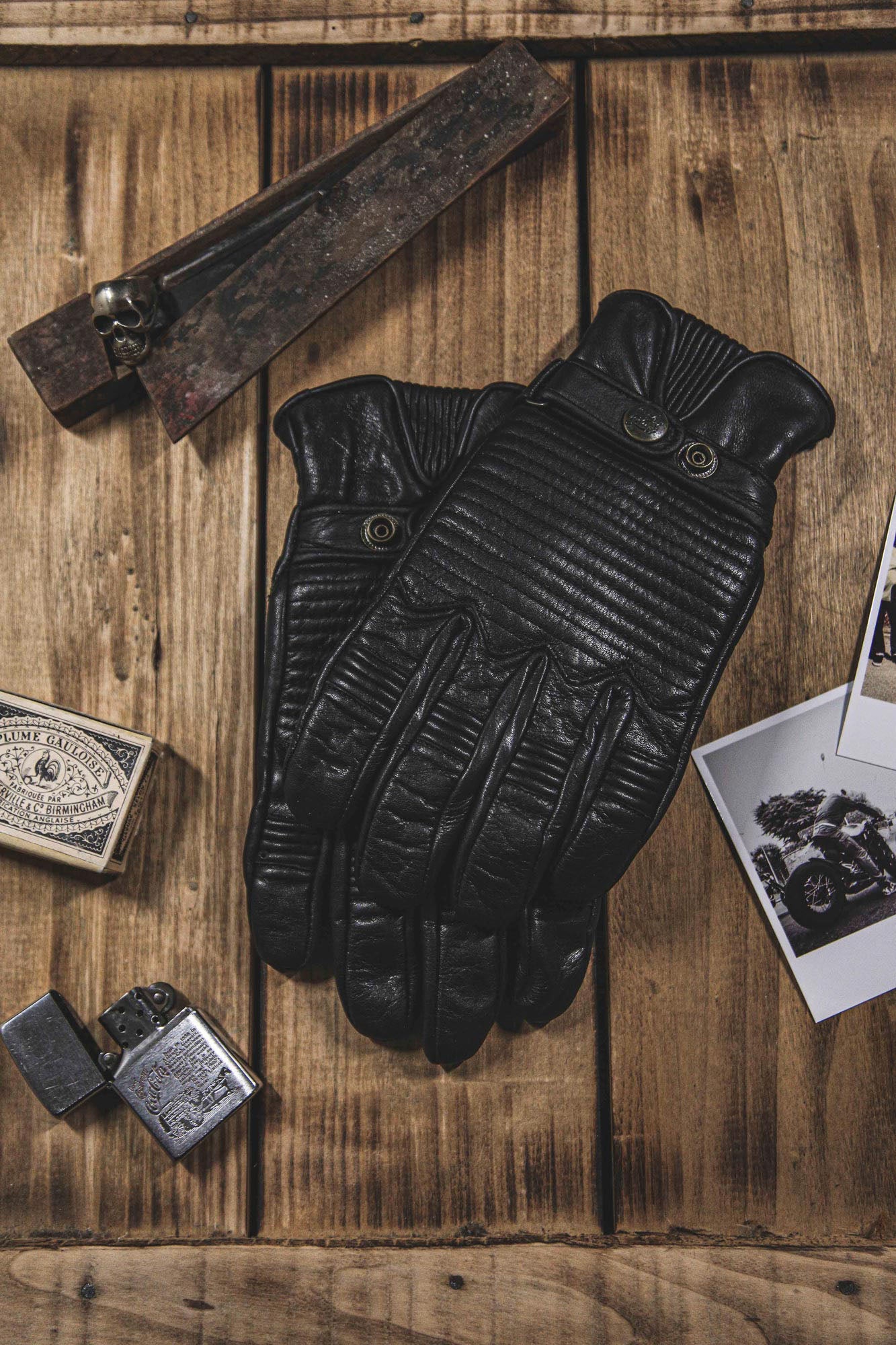 Age of Glory Garage Black Gloves - Slat Flats Clothing