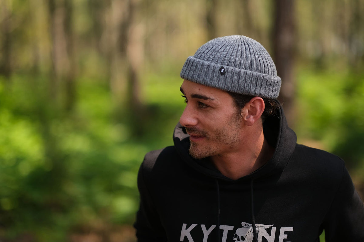 Kytone - Kytone Ben Grey Beanie - Caps - Salt Flats Clothing