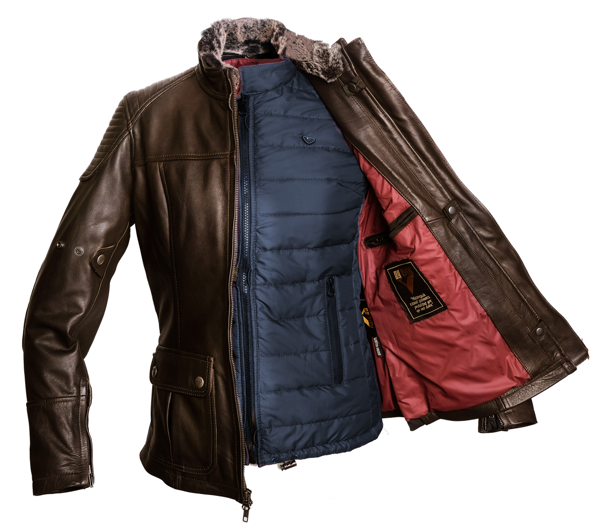 By City Ladies Legend II Leather Motorcycle Jacket