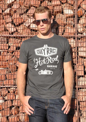 Oily Rag Clothing - Oily Rag Clothing Hot Rod Garage T'Shirt - T-Shirts - Salt Flats Clothing