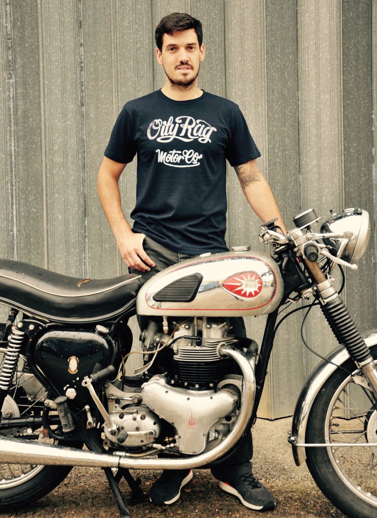 Oily Rag Clothing - Oily Rag Clothing Motor Co T'Shirt - T-Shirts - Salt Flats Clothing