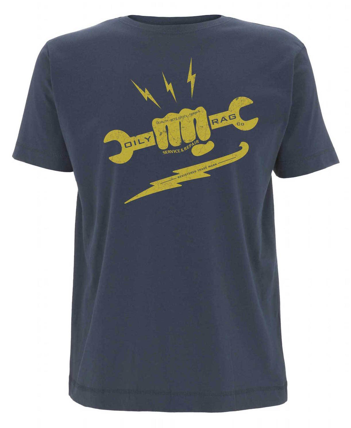 Oily Rag Clothing - Oily Rag Clothing Spanner Fist T'Shirt - T-Shirts - Salt Flats Clothing