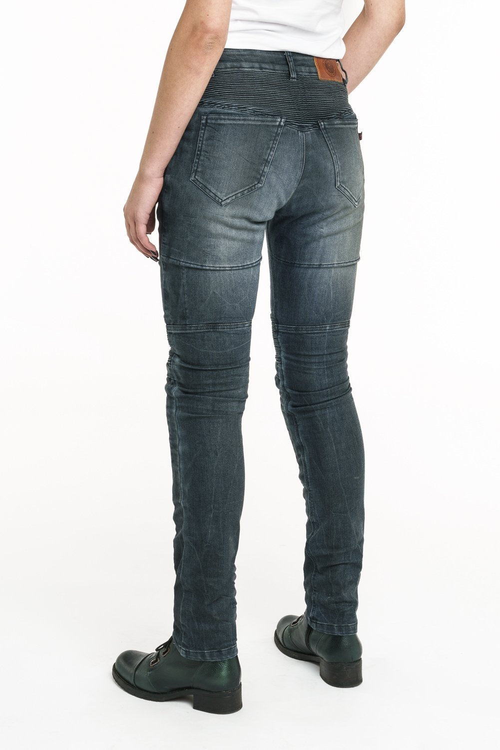 Pando Moto - Pando Moto Rosie Navy Ladies Jeans - Ladies Trousers - Salt Flats Clothing