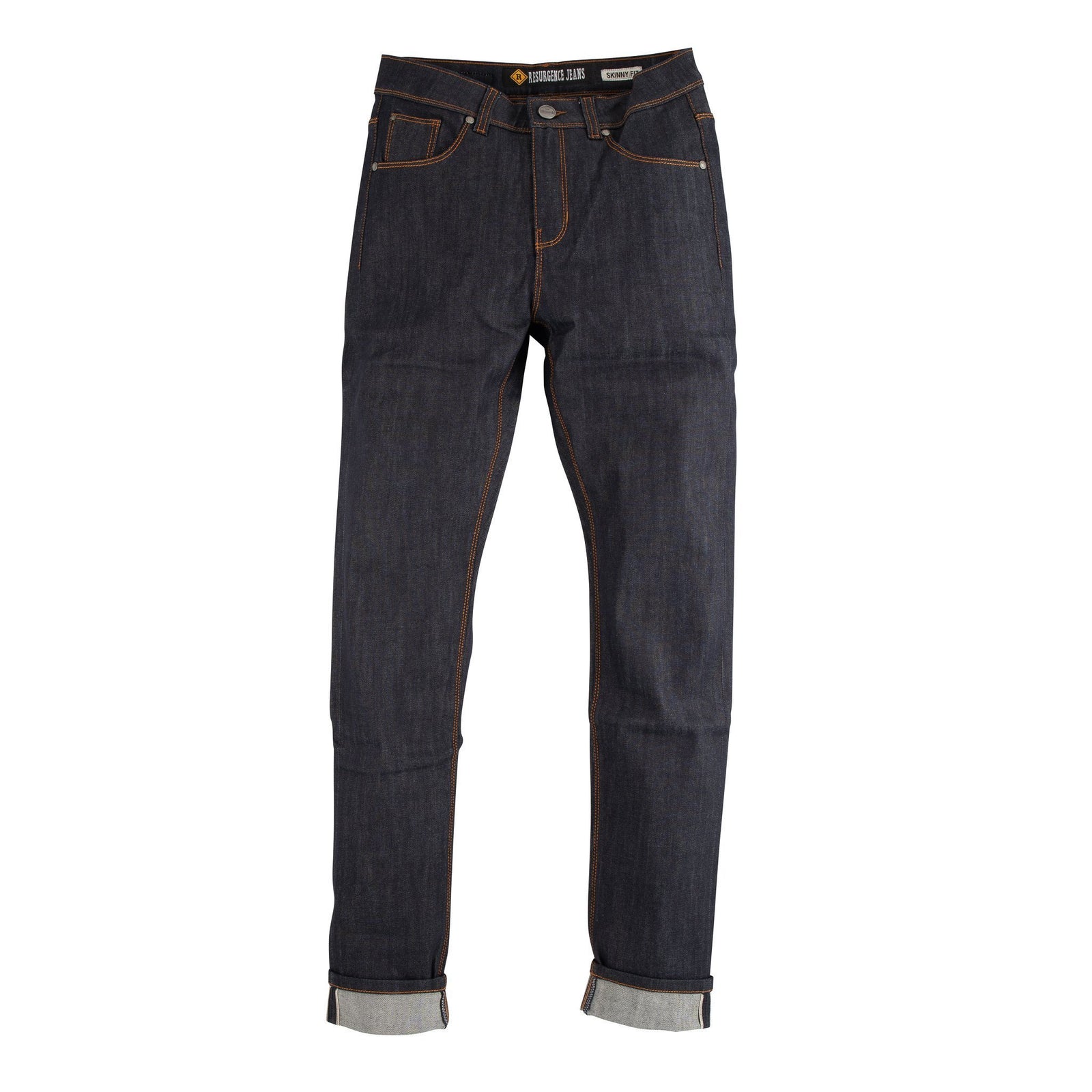 Resurgence Gear Inc. - Resurgence Gear® 2020 Cafe Racer PEKEV Motorcycle Jeans - Raw - Ladies Trousers - Salt Flats Clothing
