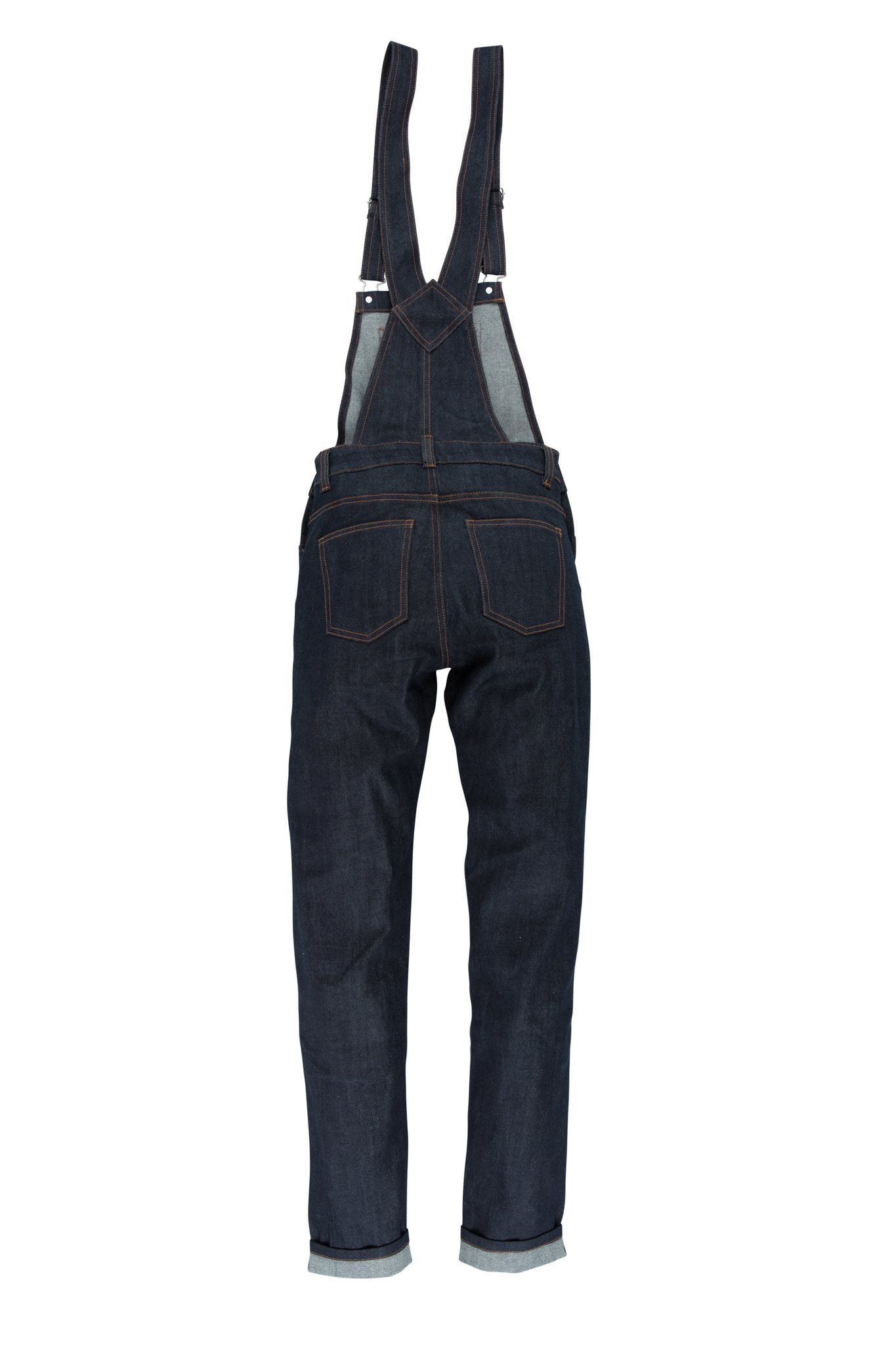 Resurgence Gear Inc. - Resurgence Gear® Ladies Dungarees Raw Selvedge Protective Motorcycle Regular Cut Jean - Ladies Trousers - Salt Flats Clothing