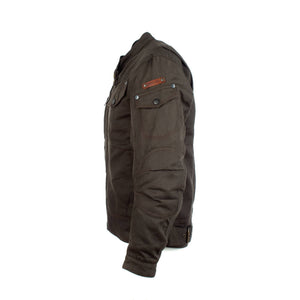 Resurgence Gear Inc. - Resurgence Gear Rocker Men's Denim Style Jacket - Olive Green - Men's Jackets - Salt Flats Clothing