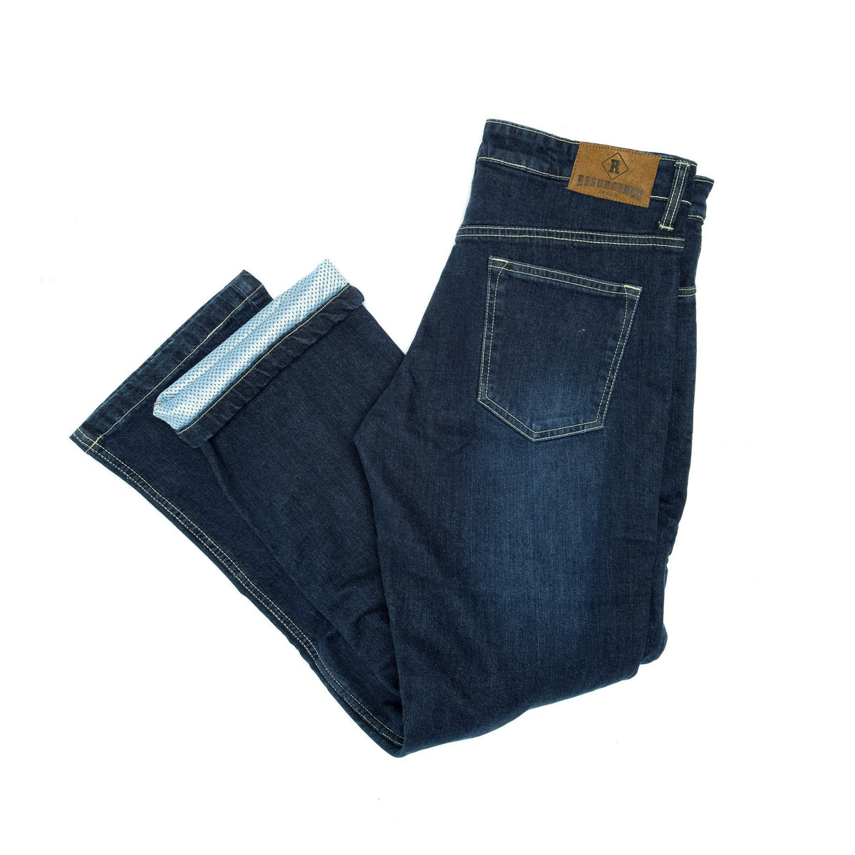 resurgence gear voyager pekev indigo blue mens jeans