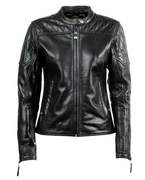 Roland Sands Design - Roland Sands Design Ladies Trinity Leather Jacket - Black - Ladies Jackets - Salt Flats Clothing