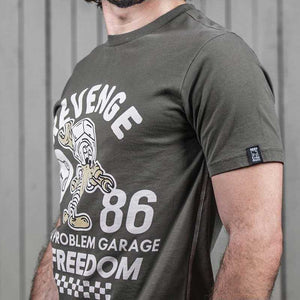 Holy Freedom Revenge Green Short Sleeve T'Shirt - Salt Flats Clothing